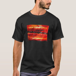 Camiseta Guerreros africanos preparándose para la batalla
