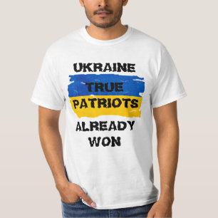 Camiseta Guerreros Bandera de Ucrania Azul y Amarillo