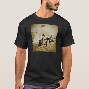 Camiseta Guerreros de cabeza llana del nativo americano del