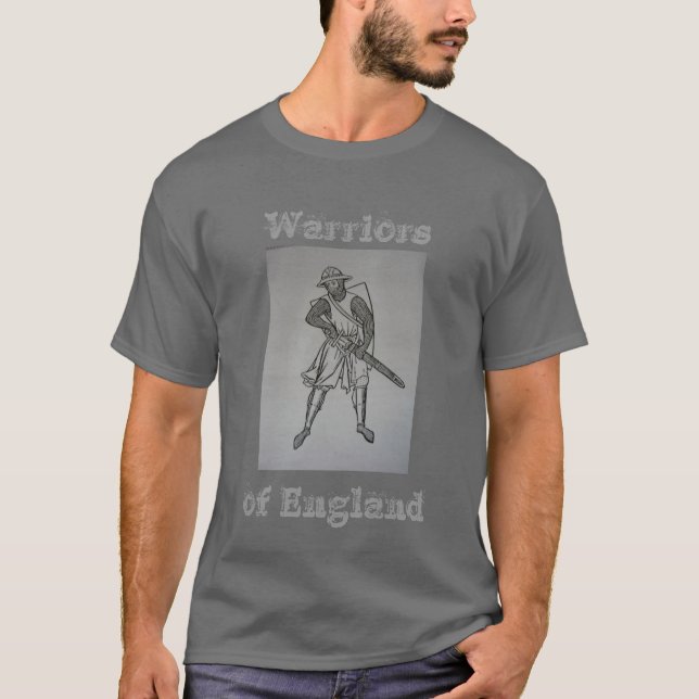 Camiseta Guerreros, de Inglaterra (Anverso)