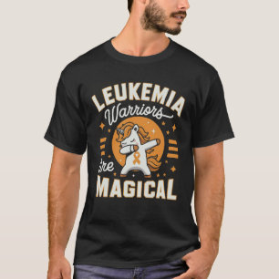 Camiseta Guerreros de leucemia son leucemia magra unicornio