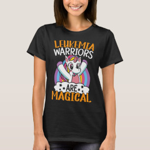 Camiseta Guerreros de leucemia son leucemia magra unicornio