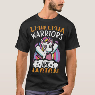Camiseta Guerreros de leucemia son leucemia magra unicornio