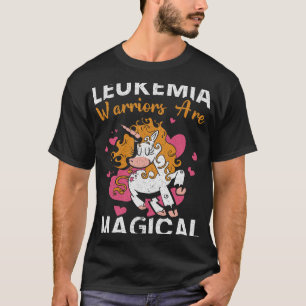 Camiseta Guerreros de leucemia son leucemia magra unicornio