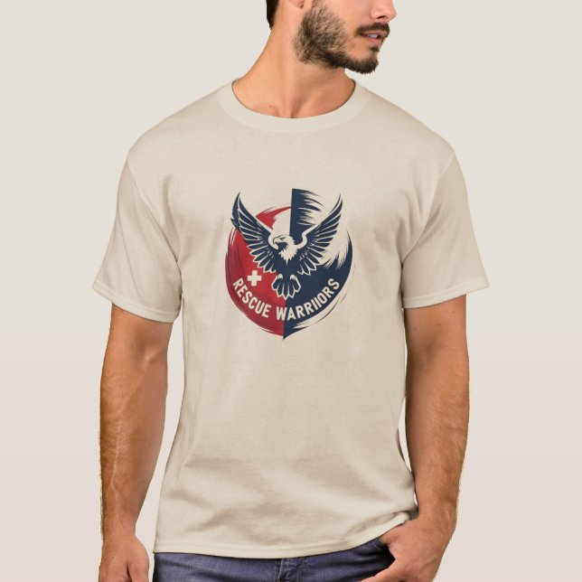 Camiseta Guerreros de rescate Eagle Emblem T-Shirt (Anverso)