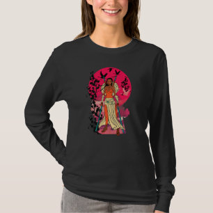 Camiseta Guerreros de Samurai Japoneses Moda Japón Afro Áfr