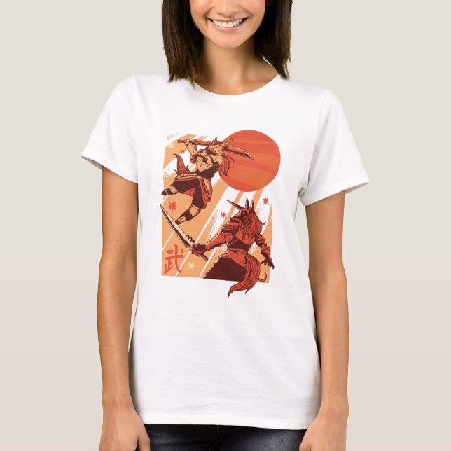 Camiseta Guerreros de Unicornio (Anverso)