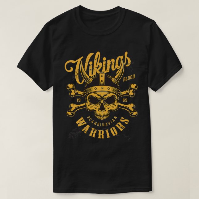 Camiseta Guerreros de Vikings 4 (Diseño del anverso)