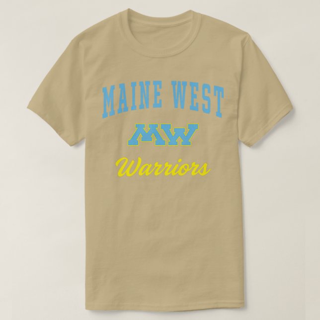 Camiseta Guerreros del Maine West High School (Diseño del anverso)