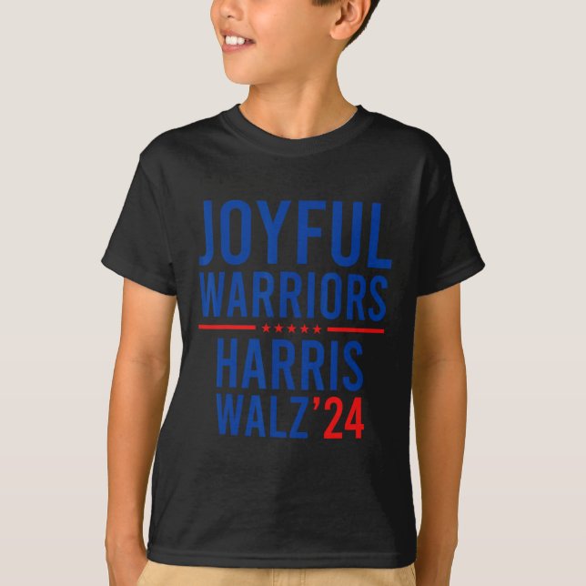 Camiseta Guerreros divertidos y alegres Kamala Harris Waltz (Anverso)