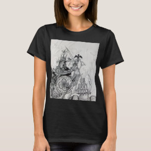 Camiseta GUERREROS GÓTICOS, caballeros bárbaros, fantasía