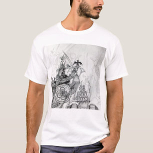 Camiseta GUERREROS GÓTICOS, caballeros bárbaros, fantasía