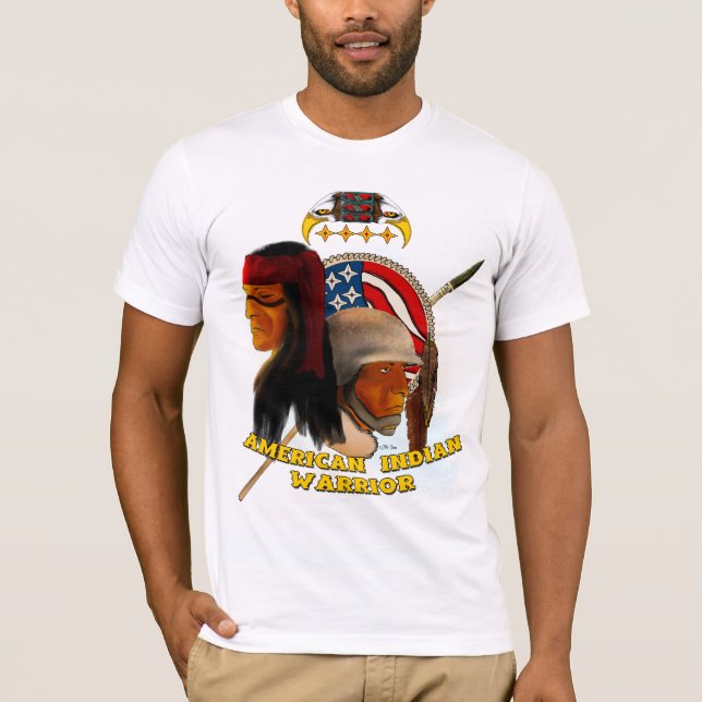 Camiseta Guerreros indios americanos (Anverso)