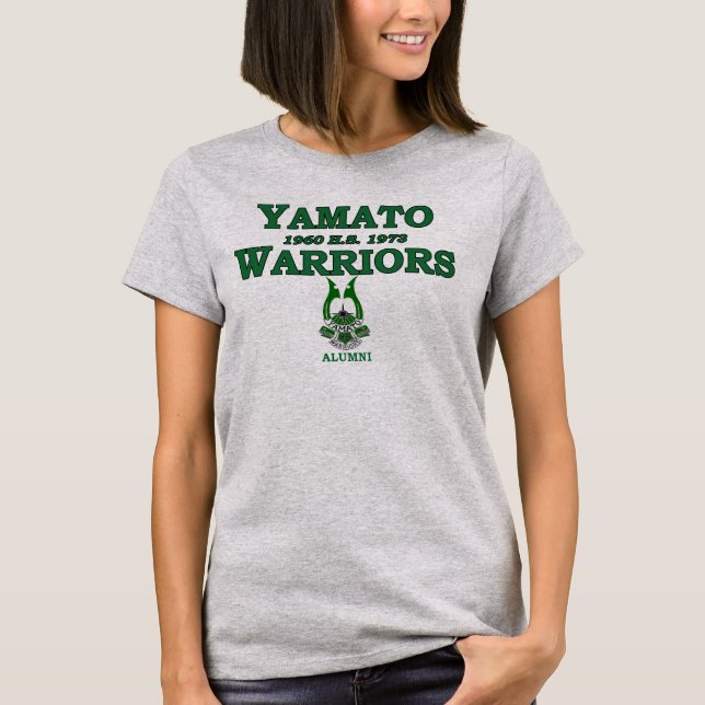 Camiseta Guerreros Japón de la High School secundaria de (Anverso)