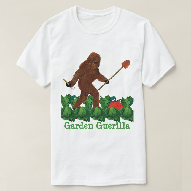 Camiseta Guerrilla del jardín (Diseño del anverso)