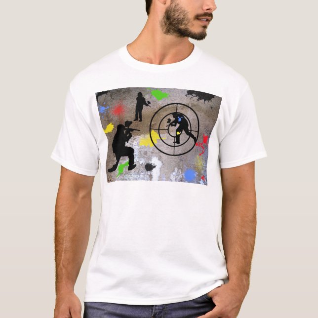 Camiseta Guerrilla urbana Paintball (Anverso)
