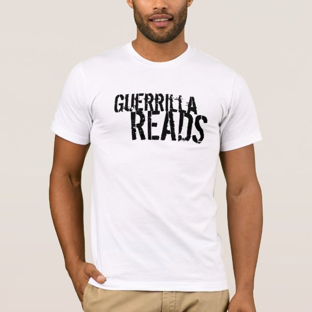 Camiseta GuerrillaReads T (Anverso)