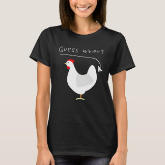 Camiseta Guess what chicken butt farmers