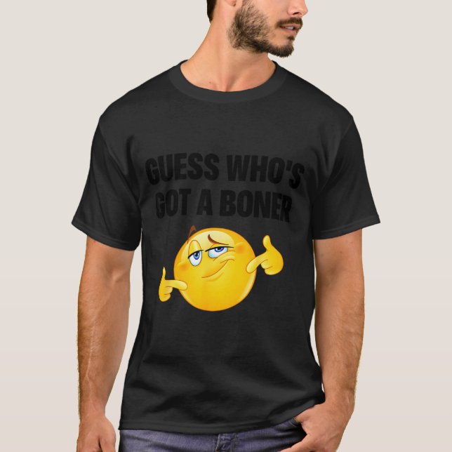 Camiseta Guess Who's Got A Cheeky Joke Sarcastic Adult  (Anverso)