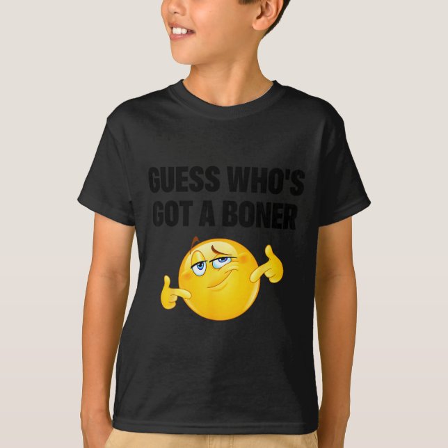 Camiseta Guess Who's Got A Cheeky Joke Sarcastic Adult  (Anverso)