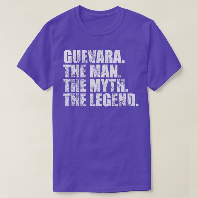 Camiseta GuevaraGuevara Nombre de la familia Guevara apelli (Diseño del anverso)