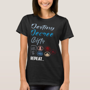Camiseta Gugong Juego de tablero de repetición Ropa de tabl