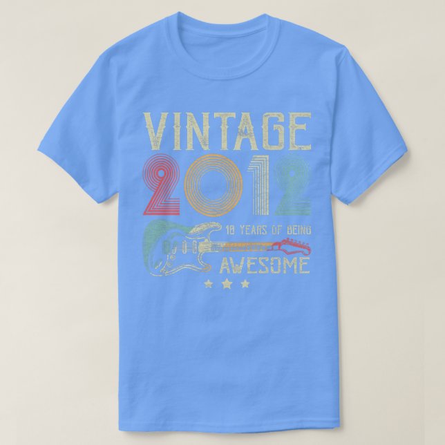 Camiseta Gui 2012: 10.º cumpleaños de mujeres (Diseño del anverso)