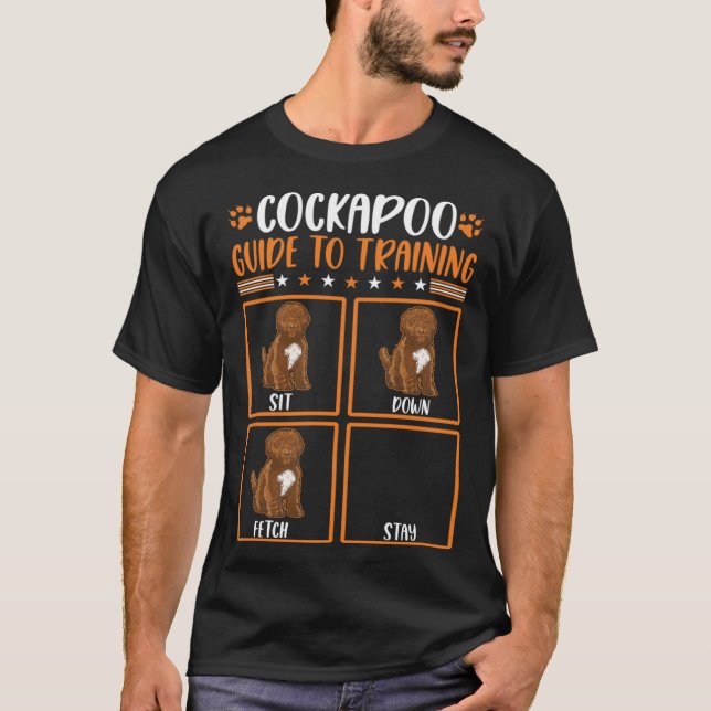 Camiseta Guía de capacitación de Cockapoo (Anverso)