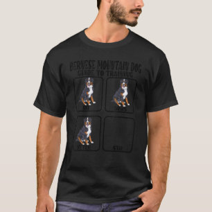 Camiseta Guía de entrenamiento de berner de perro de montañ