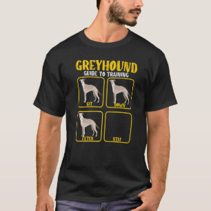 Camiseta guía de entrenamiento de galgos whippet para galgo
