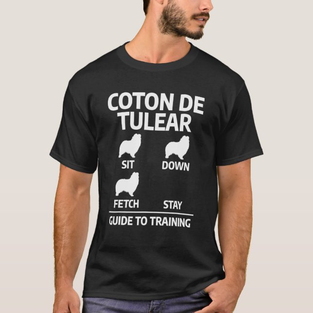Camiseta Guía de entrenamiento de perros de Coton De Tulear (Anverso)