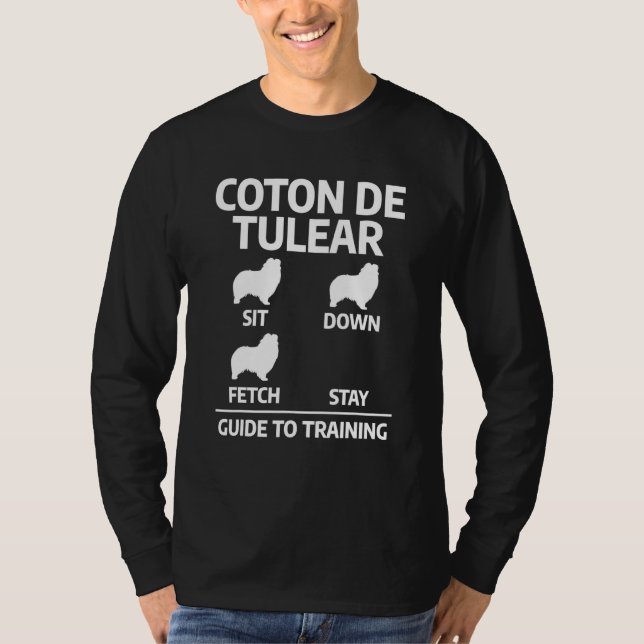 Camiseta Guía de entrenamiento de perros de Coton De Tulear (Anverso)