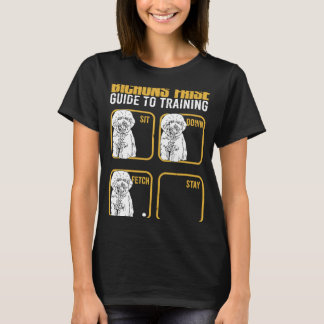 Camiseta Guía de frisos de Bichon para el entrenamiento Sié