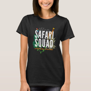 Camiseta Guía de la excursión Safari Squad Africa Animal Cr
