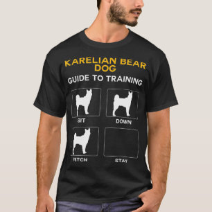 Camiseta Guía De Perro De Oso Kareliano Para Entrenar Perro