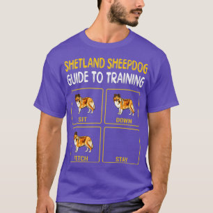 Camiseta Guía De Perro De Pastoreo De Shetland Para Perro 
