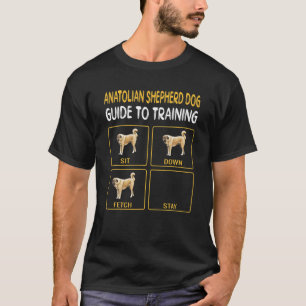 Camiseta Guía De Perro Pastor Anatoliano Para Entrenar Per