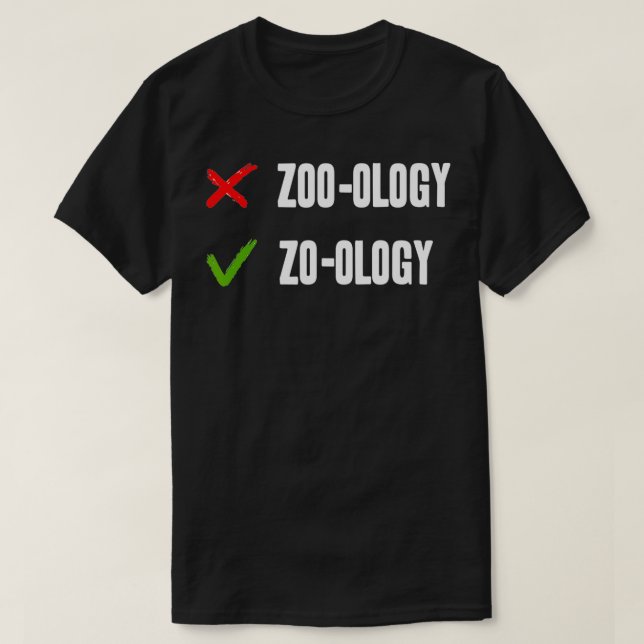 Camiseta Guía de predicción zoológica (Diseño del anverso)