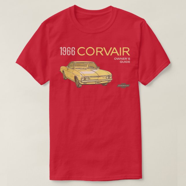 CAMISETA GUÍA DE PROPIETARIOS DE CORVAIR (Diseño del anverso)