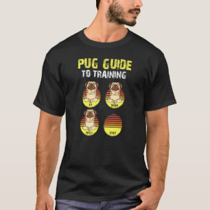 Camiseta Guía De Pug Para Entrenar Yoga De Perro Sunset