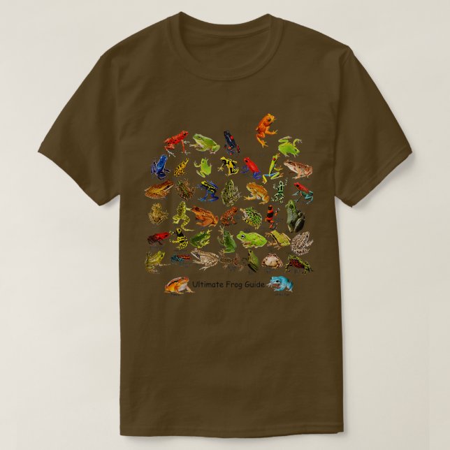 Camiseta Guía De Rana Finalizada Funny Frog Lover Frog Dueñ (Diseño del anverso)