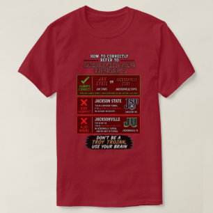 Camiseta Guía de referencia de la Universidad Estatal de Ja