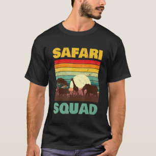 Camiseta Guía de safari de cuclillas Kenia Tanzania Namibia