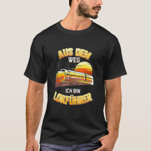 Camiseta Guía de tren de locomotora de vapor de locomotora