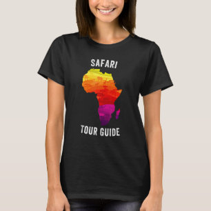 Camiseta Guía de turismo de Safari África Vacaciones turíst