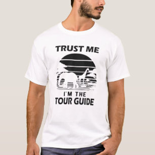 Camiseta Guía de turismo de Safari - Créame, soy guía tu