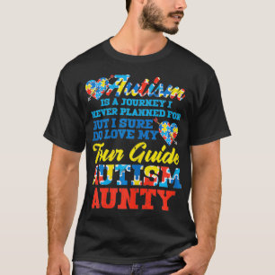 Camiseta Guía de turismo para mujeres en viaje de autismo n
