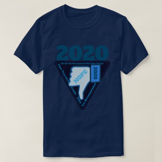 Camiseta Guía de Viajeros por Tiempo para 2020 (Diseño del anverso)