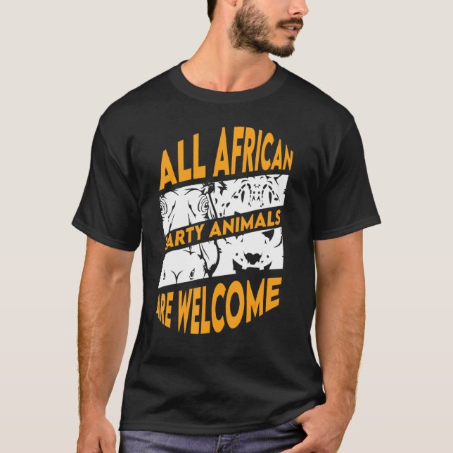 Camiseta Guía de Visitas a Todos Los Fiestas Africanos (Anverso)