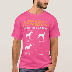 Camiseta Guía del perro leopardo Catahoula para la obedienc